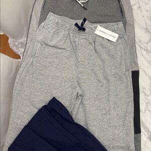 NWT JANIE&JACK Joggers. Each sold& posted sep. Sz 12. GRAY bundle4discounts